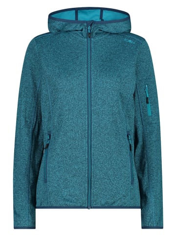 Fleecejacke in Türkis