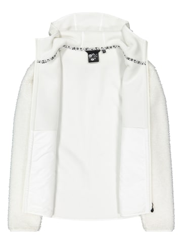 Fleecejacke in Weiß