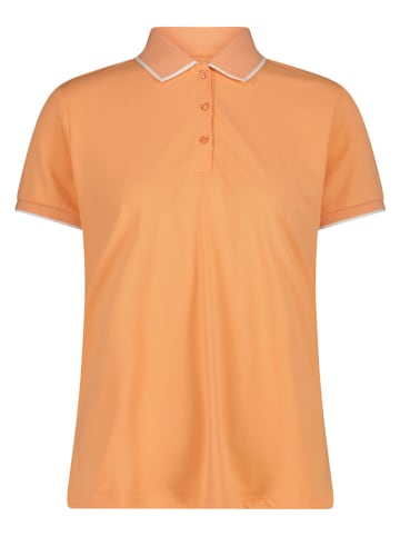 Funkcyjna koszulka polo w kolorze pomarańczowym