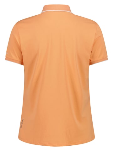 Funkcyjna koszulka polo w kolorze pomarańczowym