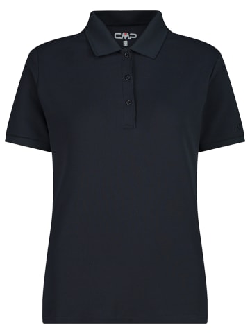 Funkcyjna koszulka polo w kolorze czarnym