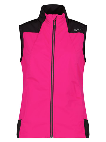 Funktionsweste in Pink/ Schwarz