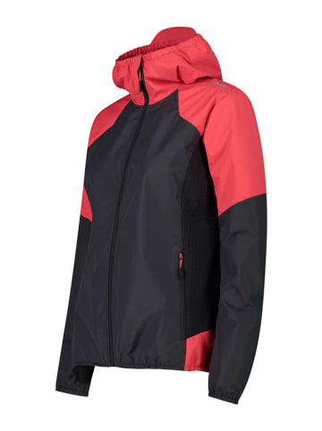 Ski-/snowboardjas zwart/rood