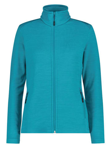 Fleece vest turquoise