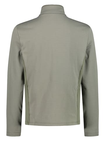 Fleece trui kaki