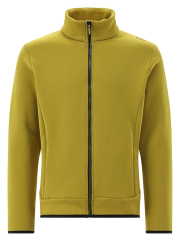 Fleece vest geel
