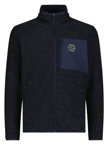 Fleecejacke in Schwarz