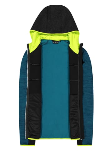 Wolljacke in Türkis