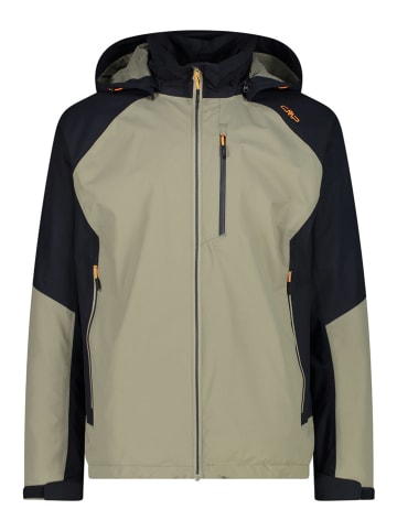 Funktionsjacke in Beige/ Schwarz