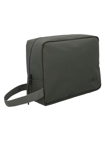 Kosmetiktasche in Dunkelgrün - (B)22 x (H)16 x (T)7 cm