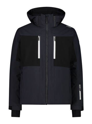 Ski-/ Snowboardjacke in Anthrazit/ Schwarz