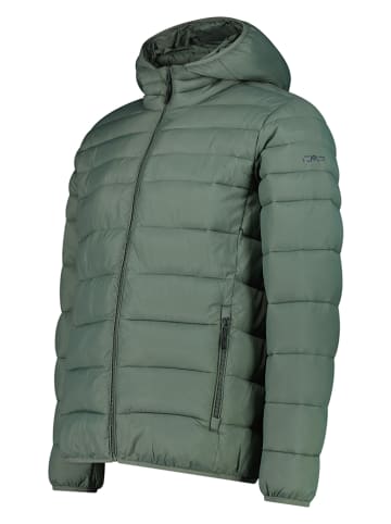 Kurtka pikowana w kolorze zielonym