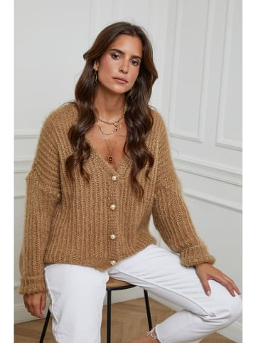 Cardigan in Camel