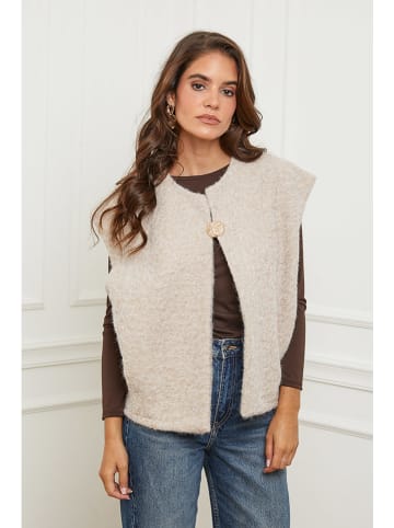 Weste in Beige