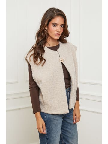 Weste in Beige