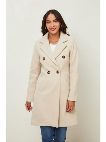 Übergangsmantel in Creme