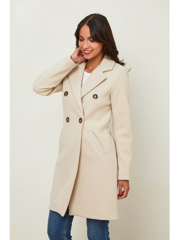 Übergangsmantel in Creme