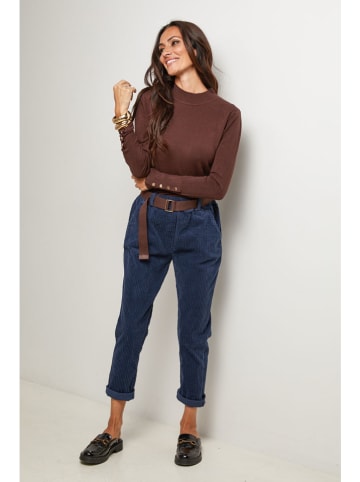 Cordhose in Dunkelblau