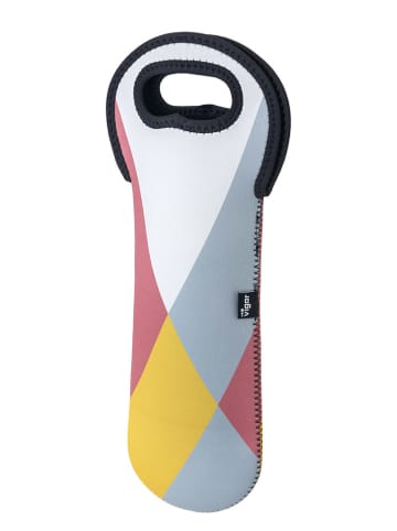 Torba termiczna "Maid" ze wzorem na butelki - wys. 37 x Ø 16 cm