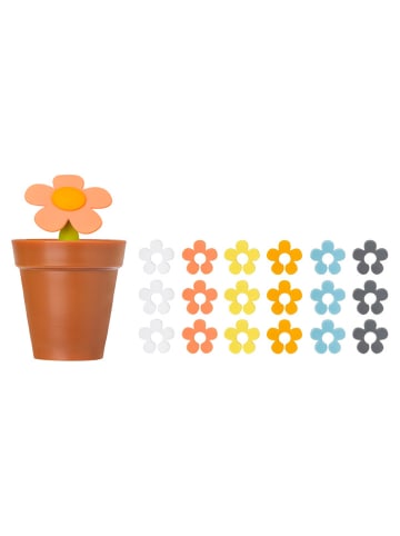 19-częściowy zestaw "Flower power" ze wzorem