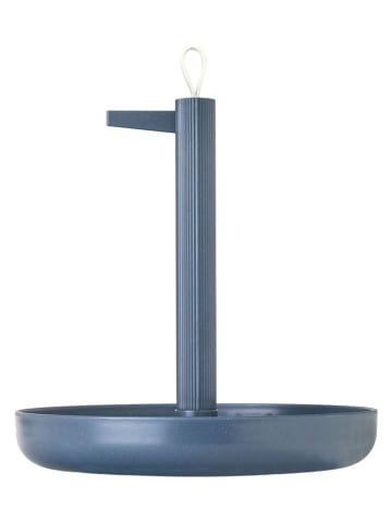 Fruitschaal blauw - (H)30,5 cm