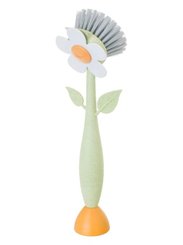 Szczotka w kolorze zielonym do zmywania - wys. 26 cm