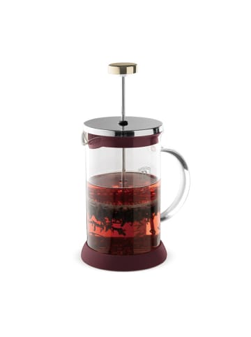 Zaparzacz w kolorze bordowym do kawy - 800 ml