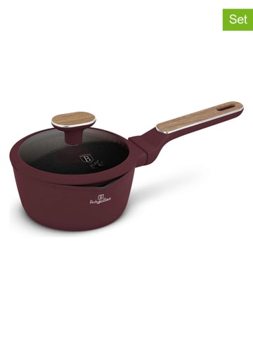 2-delige set: sauspan met deksel "Leonardo Collection" bordeaux - Ø 16 cm