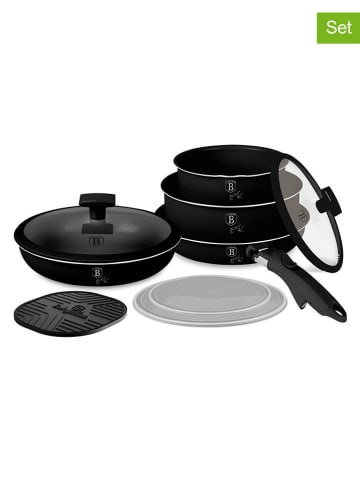 10-częściowy zestaw "Matte Black Collection" w kolorze czarnym