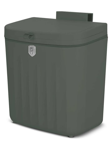Kosz w kolorze zielonym na śmieci - 7 l