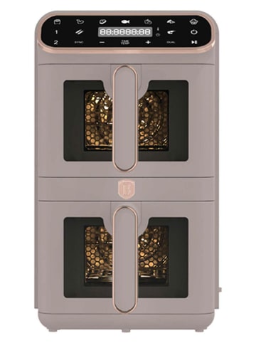 Duo-Heißluftfritteuse in Taupe - 2x 5,5 l