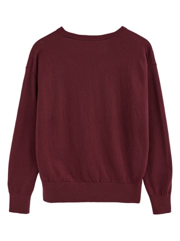 Sweter w kolorze bordowym