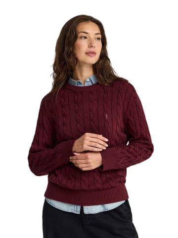 Sweter w kolorze bordowym