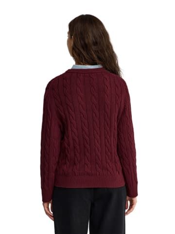 Sweter w kolorze bordowym