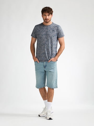 Jeans-Bermudas in Hellblau