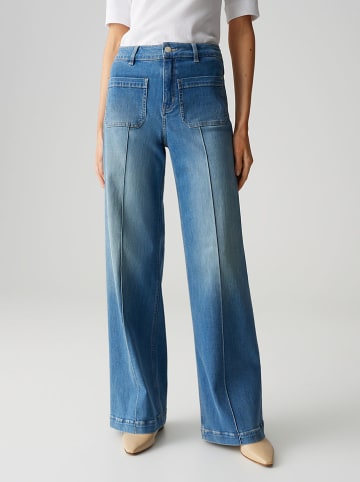 Jeans "Melly" - Palazzo fit - in Blau