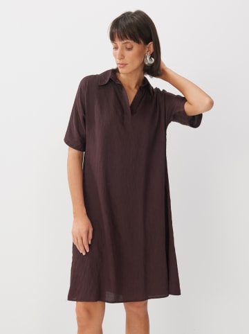 Kleid in Aubergine