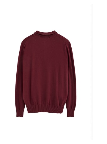 Sweter w kolorze bordowym