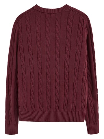 Sweter w kolorze bordowym
