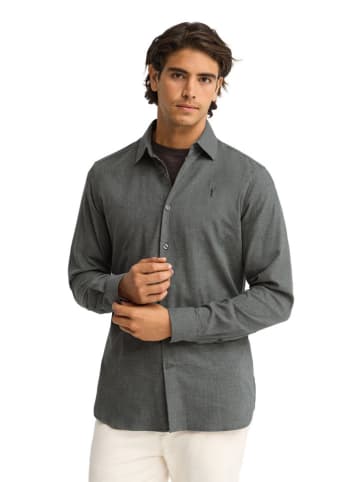 Koszula - Slim fit - w kolorze antracytowym