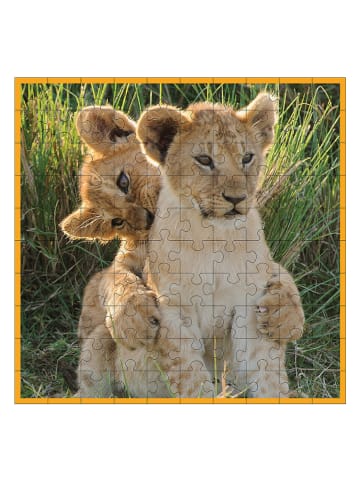 100-częściowe puzzle "Lion cubs" - 5+