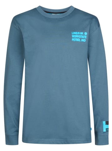 Longsleeve in Blau