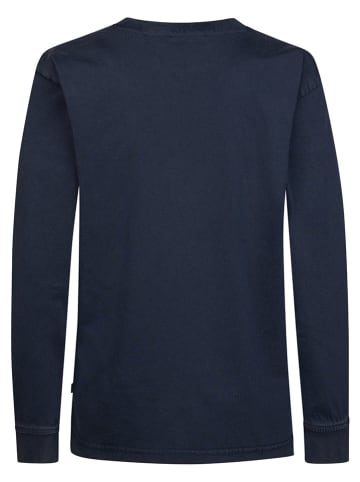Longsleeve in Dunkelblau
