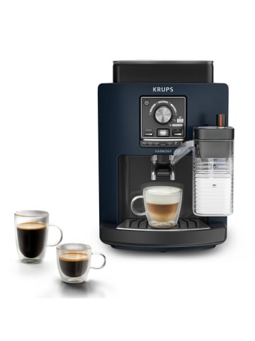 Kaffeevollautomat "Harmony" in Blau/ Schwarz