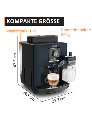 Kaffeevollautomat "Harmony" in Blau/ Schwarz