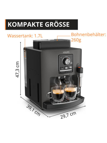 Kaffeevollautomat "Harmony" in Grau/ Schwarz