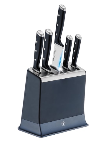 6tlg. Messerblock "Eversharp Pro" in Dunkelblau