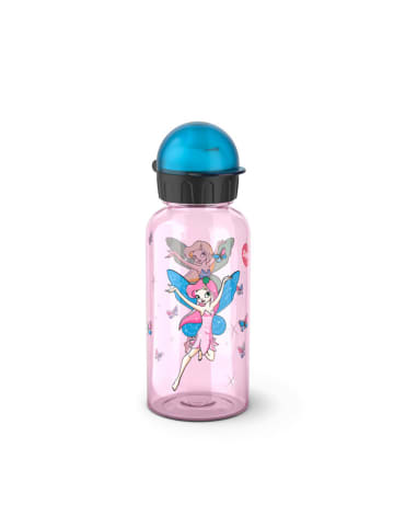 Trinkflasche "Feen" in Rosa/ Hellblau - 400 ml