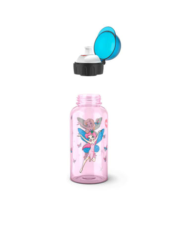 Trinkflasche "Feen" in Rosa/ Hellblau - 400 ml