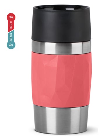 Isolierbecher "Travel Mug Compact" in Rot - 300 ml